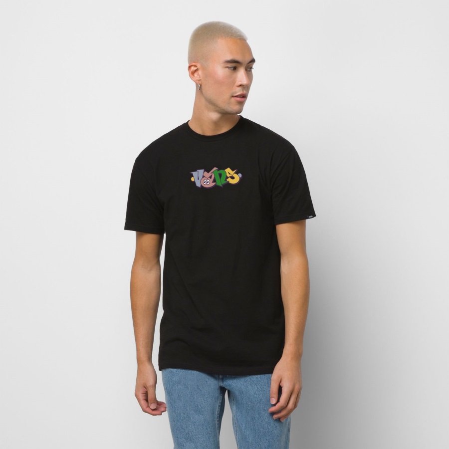 Vans Logo Type T-shirt Noir