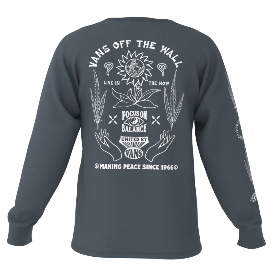 Vans Making Peace Vintage T-shirt Manches Longues Temps Orageux