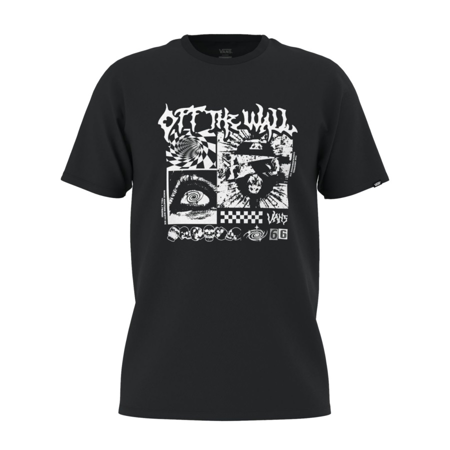 Vans T-shirt Heure De Minuit Noir