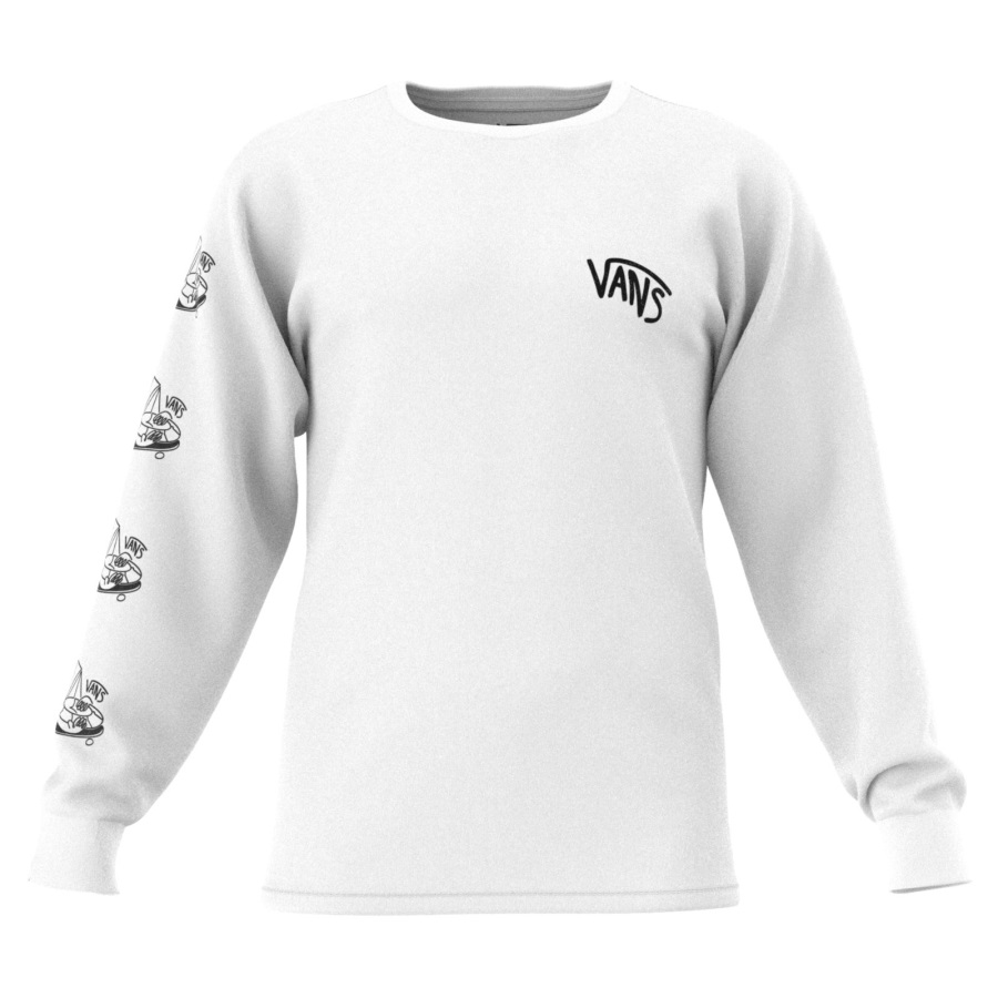 Vans Montréal Olympic Skatepark T-shirt Manches Longues Blanc