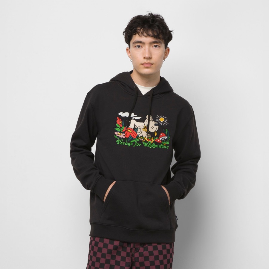 Vans Murshroom Hound Sweat à Capuche Noir