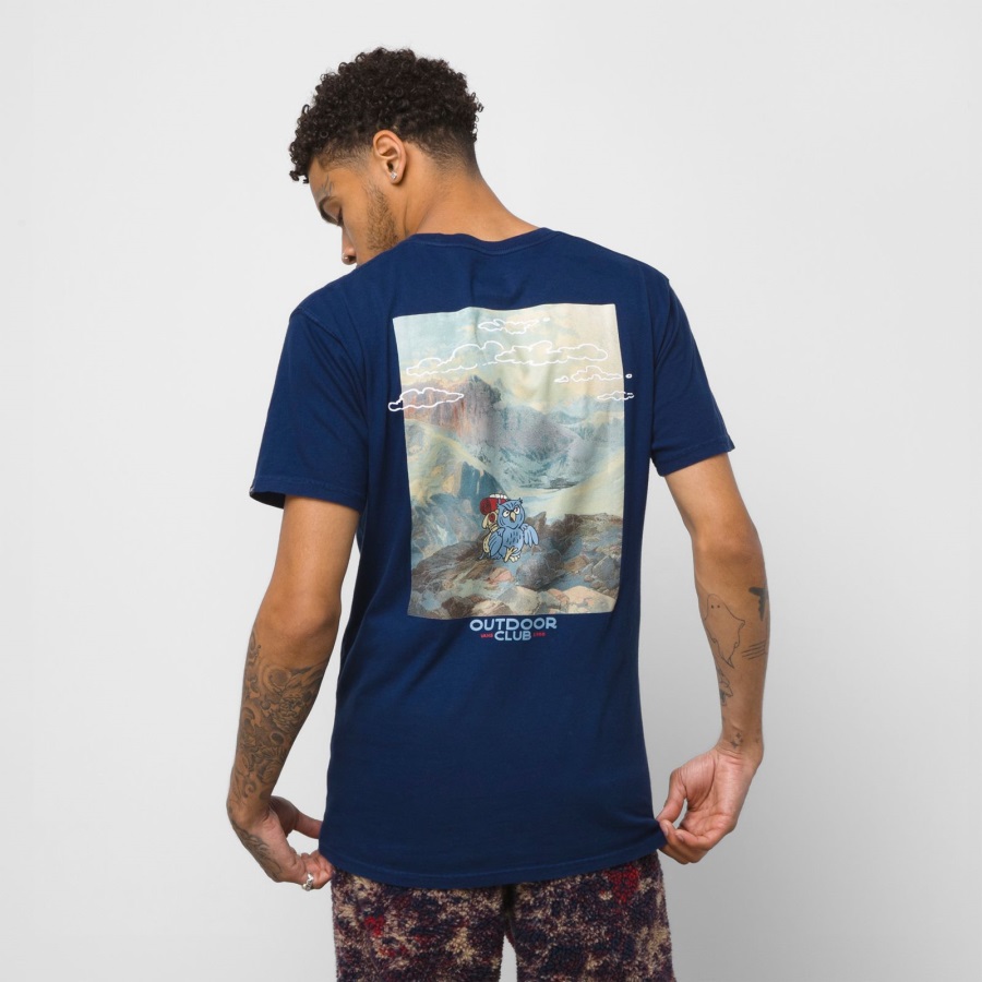 Vans Outdoor Club T-shirt Dress Blues
