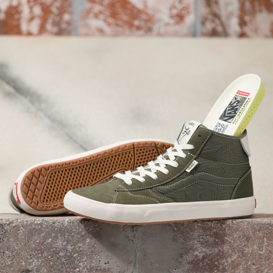 Vans Matelassé La Feuille De Vigne Lizzie
