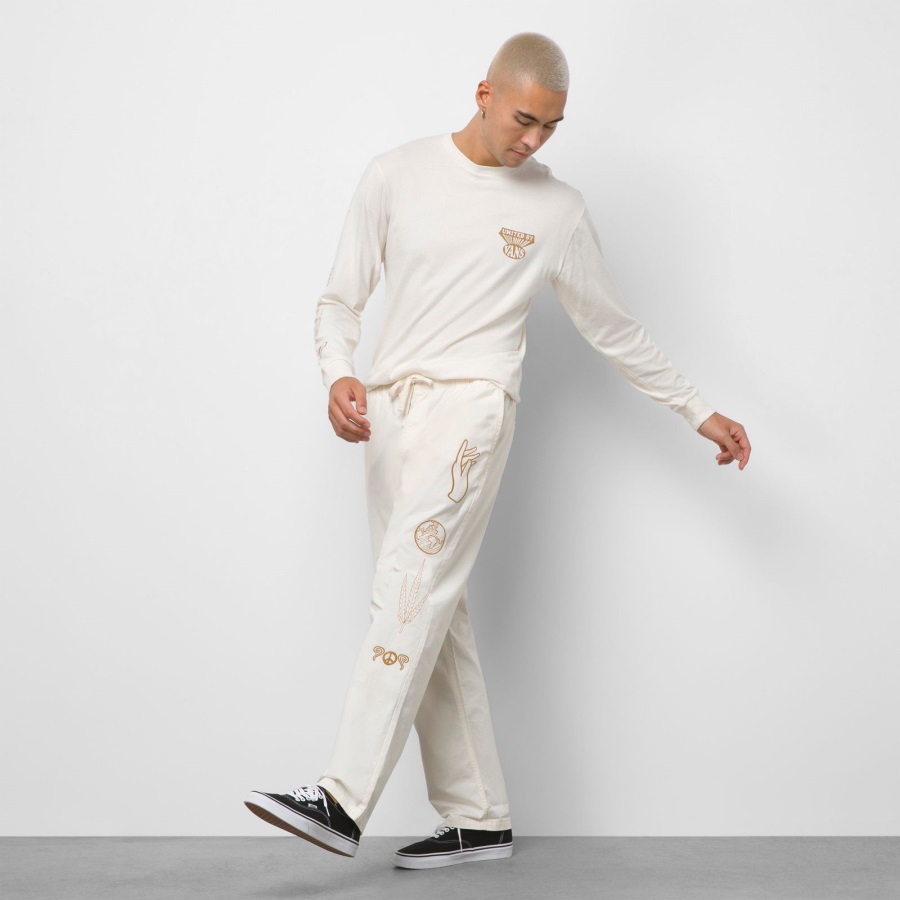 Vans Range Loose Tapered Elastic Waist Pant Blanc Antique-Bronze