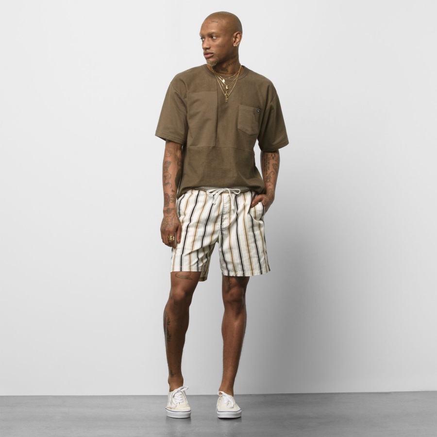 Vans Range élastique Décontracté 18" Short Blanc Antique-avoine
