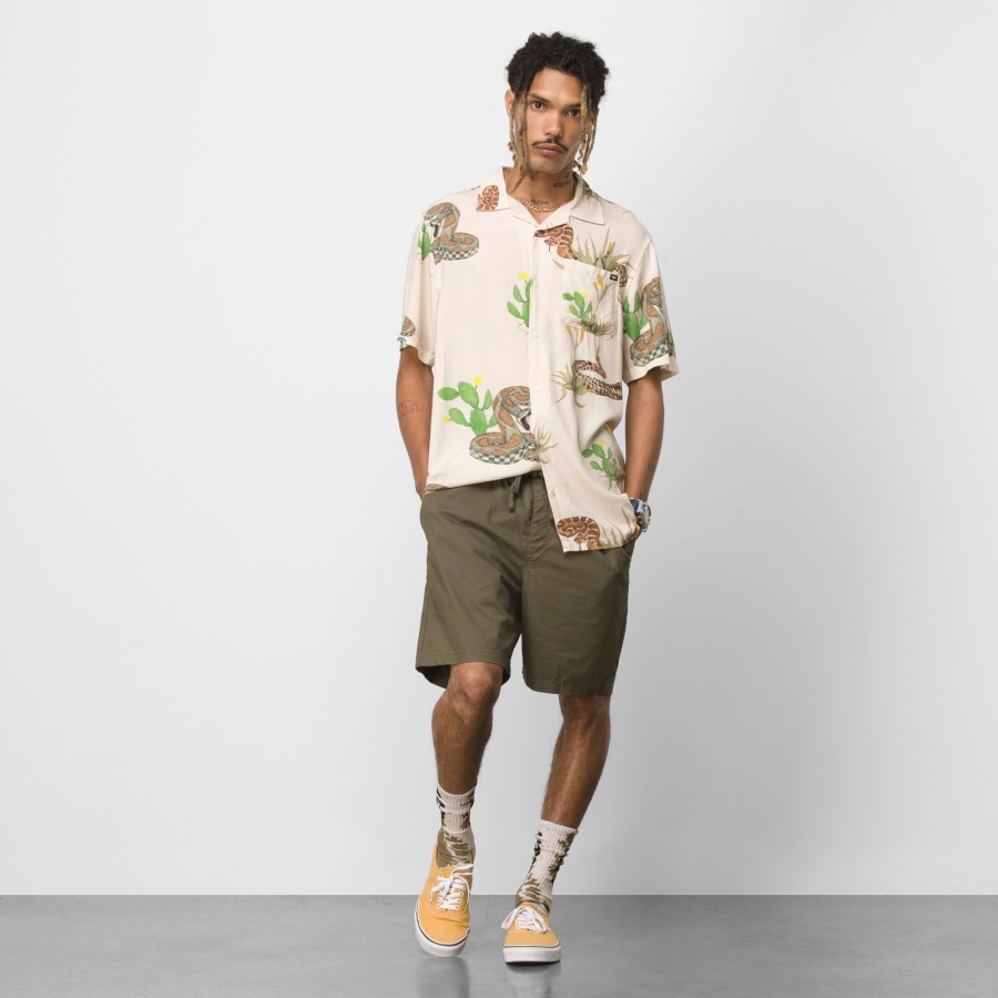 Vans Range élastique Décontracté 18" Feuille De Vigne Courte