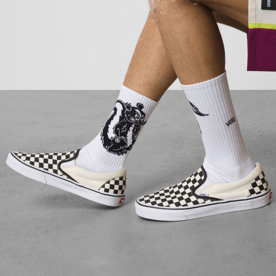 Vans Research Crew Chaussette Blanc