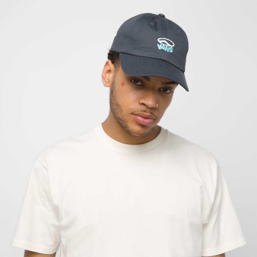 Vans Rios Courbé Bill Jockey Chapeau Asphalte