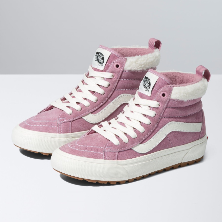 Vans Sk8-hi Mte-1 Daim-sherpa Lilas