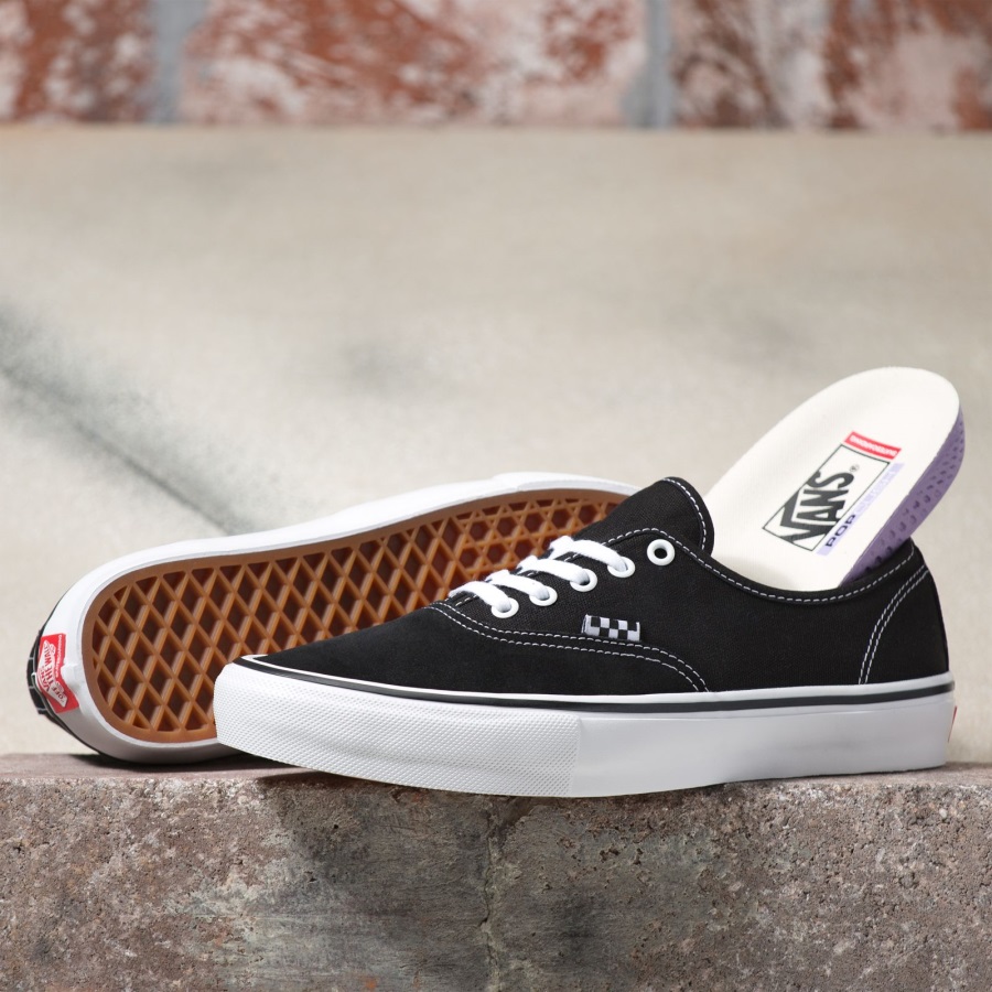 Vans Skate Authentique Noir-blanc Homme