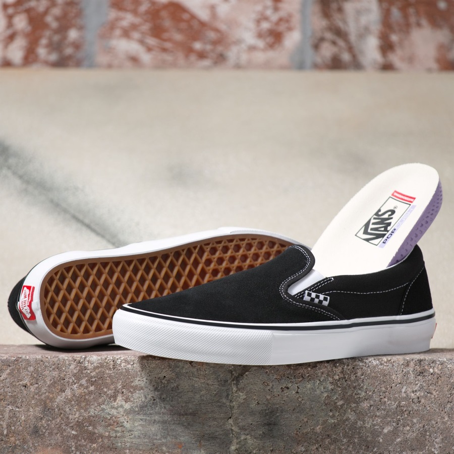 Vans Skate Slip-on Noir-blanc
