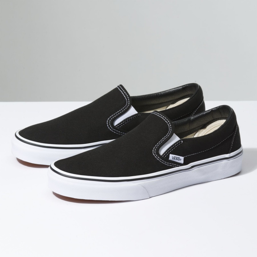 Vans Sans Lacets Noir