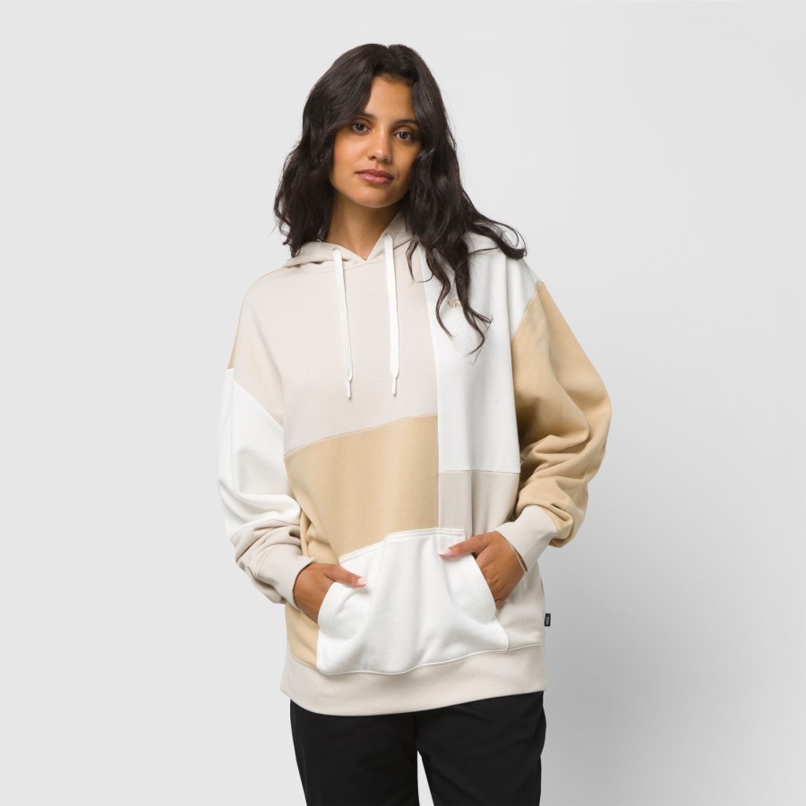 Vans Split Block Sweat à Capuche Oversize Avoine
