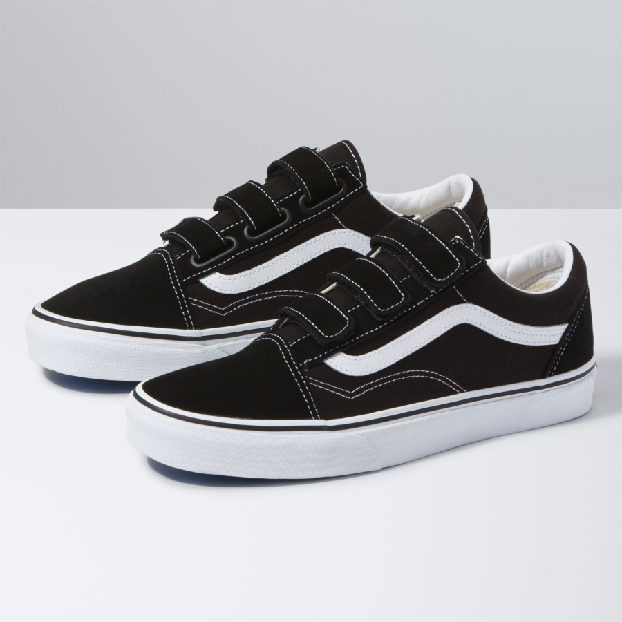 Vans Toile Daim Old Skool V Noir-true White