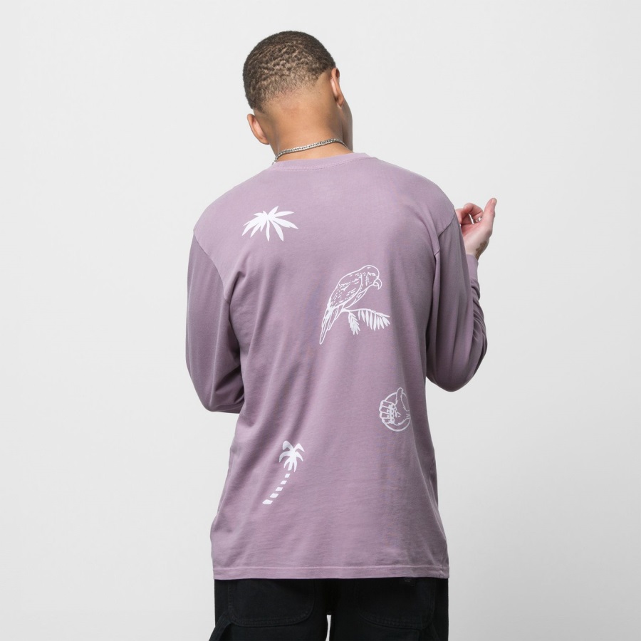 Vans Thumbs Up T-shirt Manches Longues Sureau