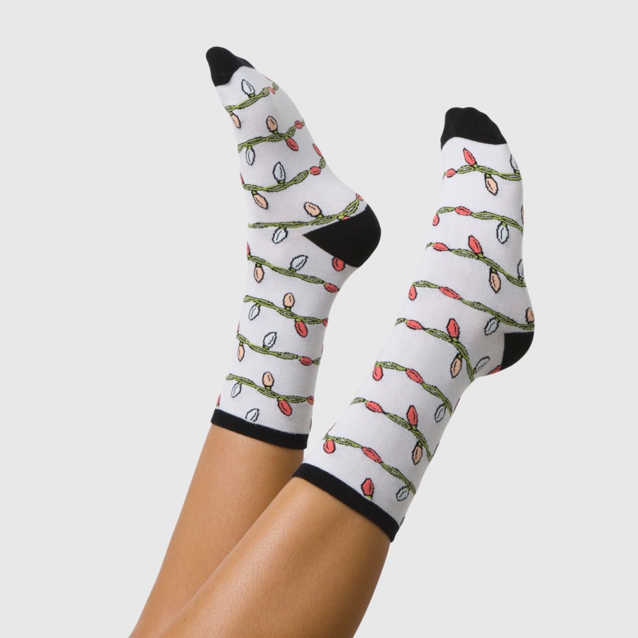 Vans Ticker Chaussette Taille 6.5-10 Blanc-noir