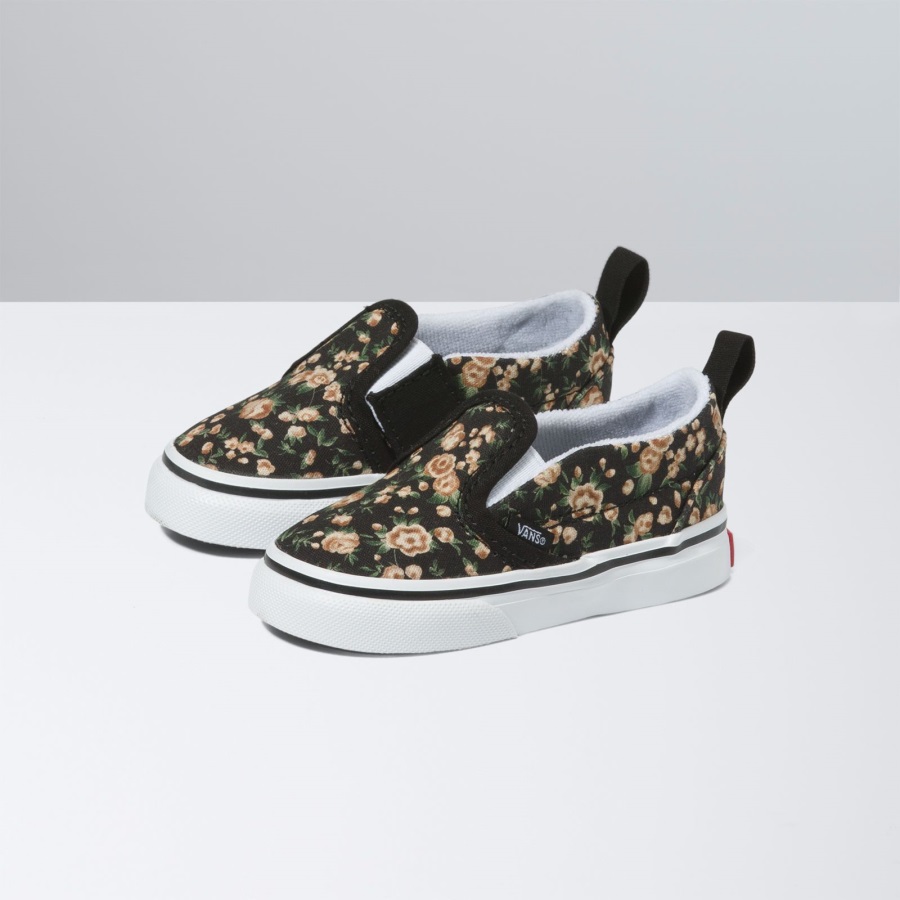 Vans Bambin Rose Dream Slip-on V Noir-blanc