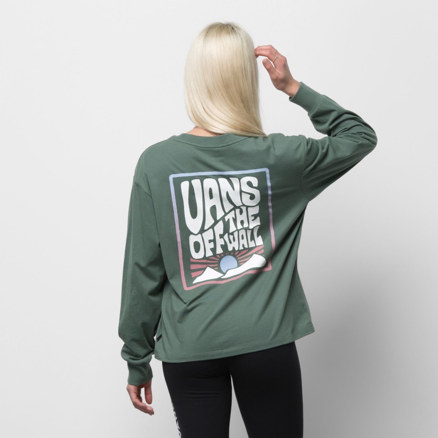 Vans Topa Topa Blousant Tee Vert Canard
