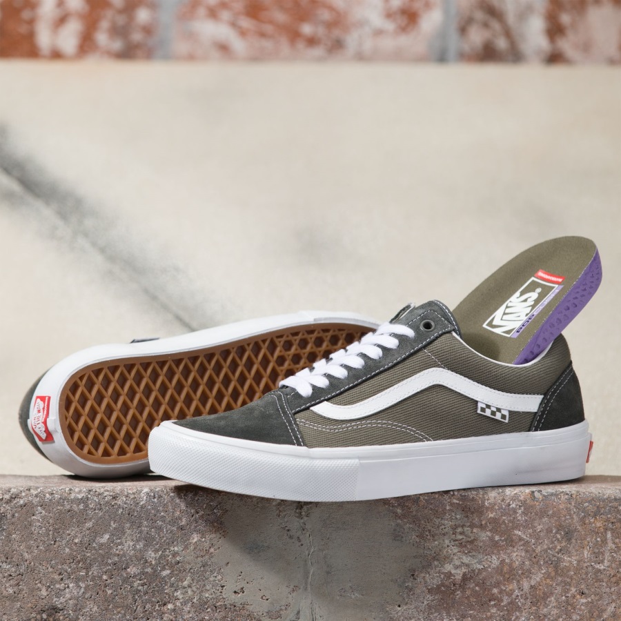 Vans Sergé Skate Old Skool Feuille De Vigne