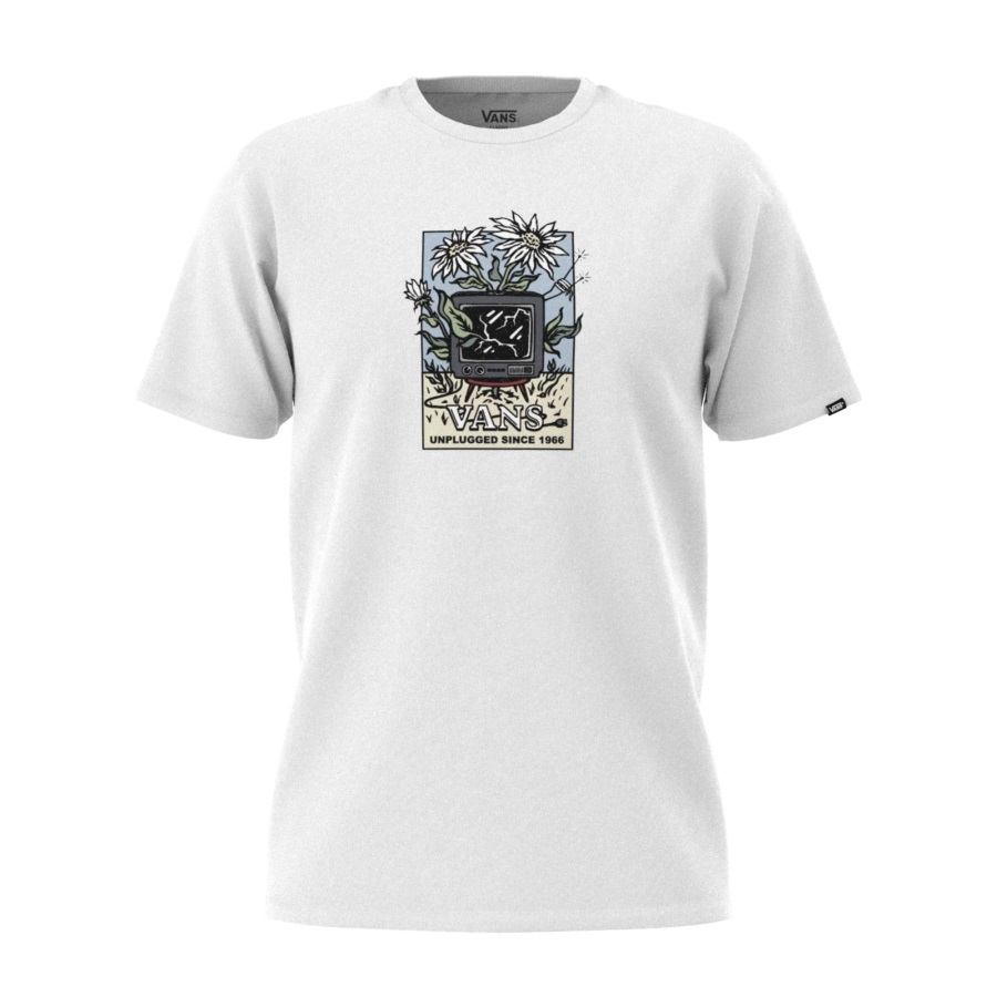 Tee Shirt Vans Unplug Blanc