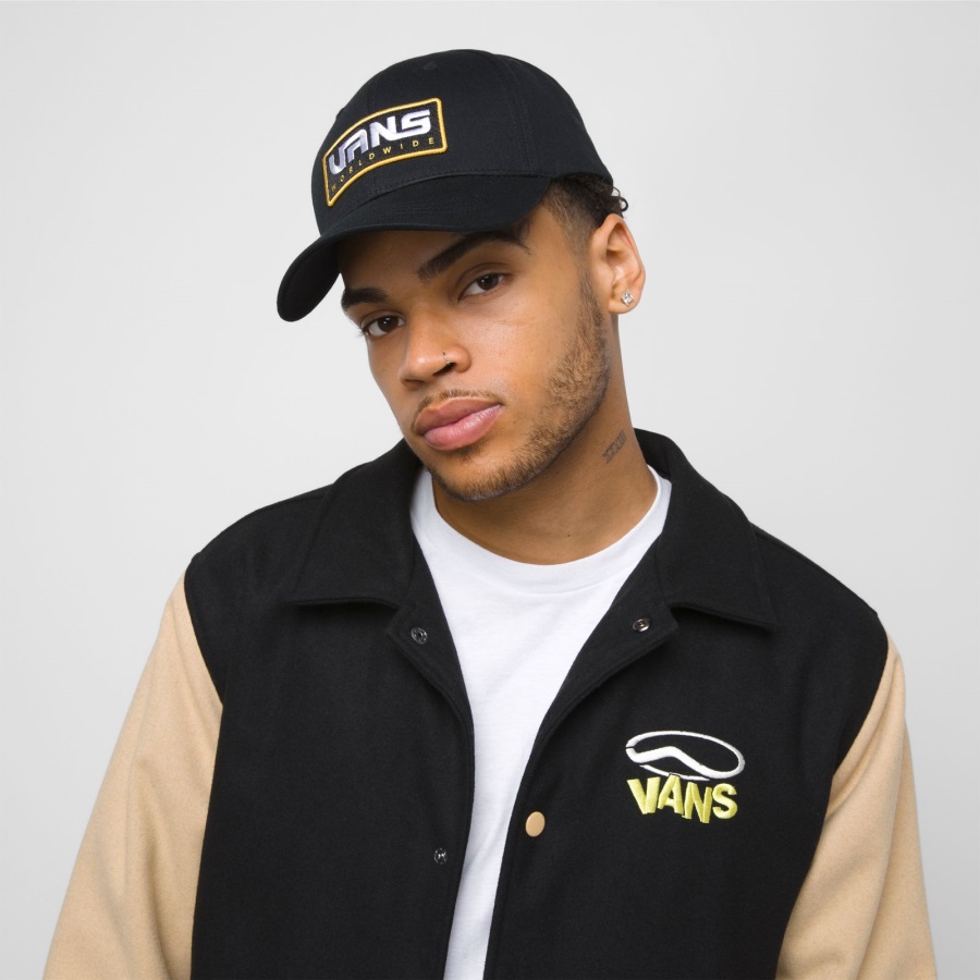 Vans Worldwide Chapeau Jockey Structuré Noir