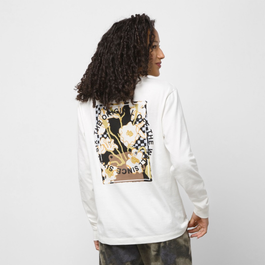 Vans Wrap Bff T-shirt à Manches Longues Guimauve