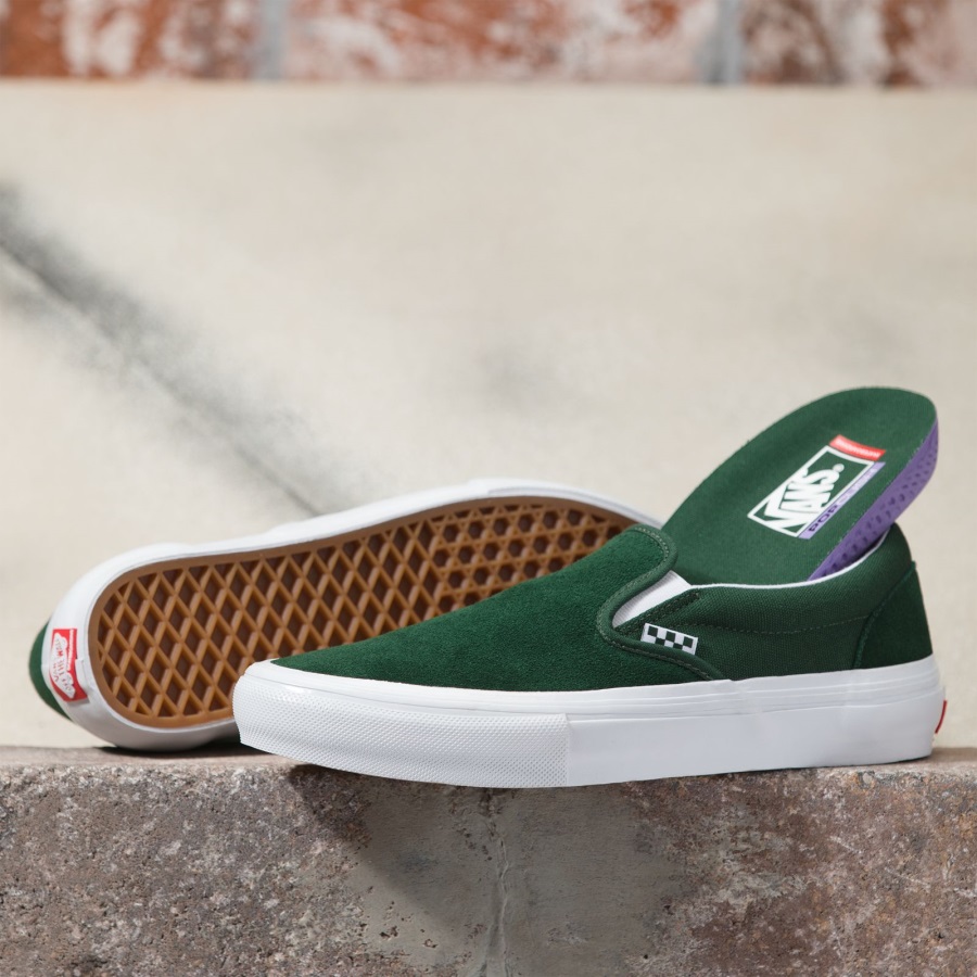 Vans Wrap Skate Slip-on Vert-blanc