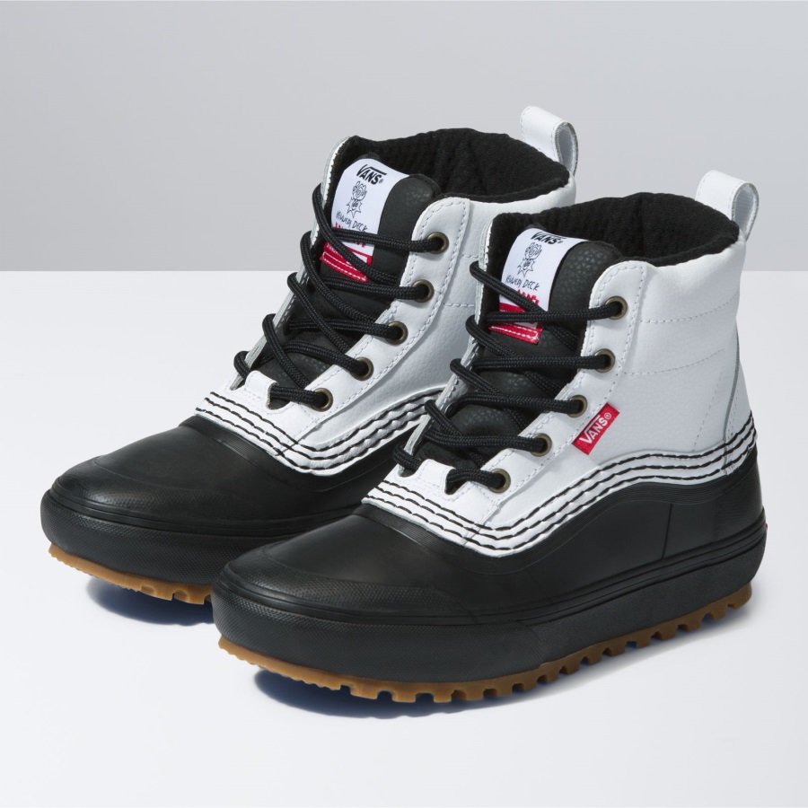 Vans X Kennedi Deck Standard Mid Snow Mte Blanc-noir
