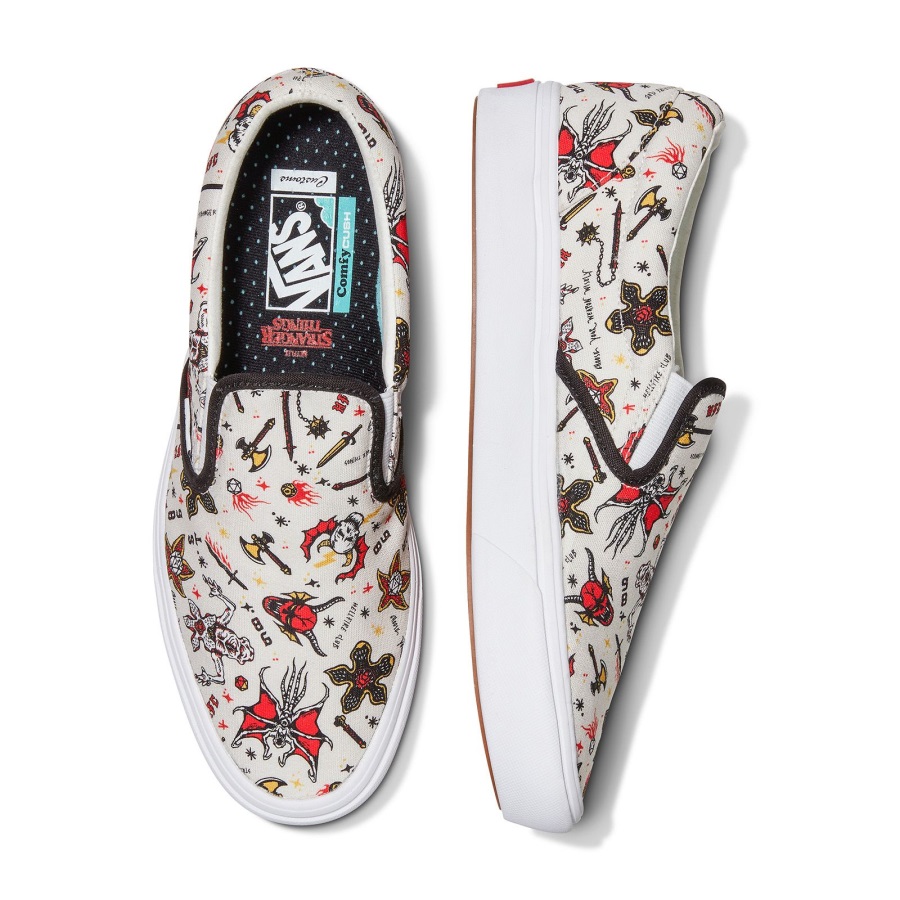 Vans X Choses étranges Customs Hellfire Club Comfycush Slip-on
