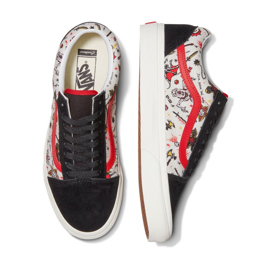 Vans X Choses étranges Douanes Hellfire Club Old Skool