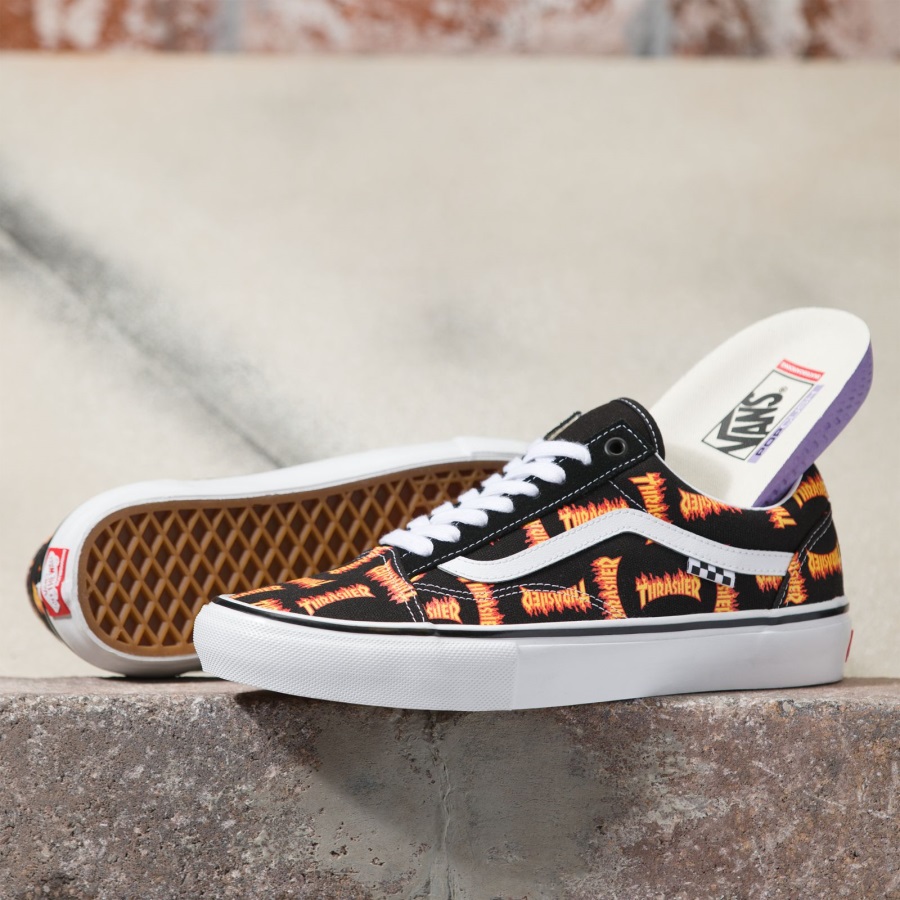 Vans X Thrasher Skate Old Skool Noir-multi