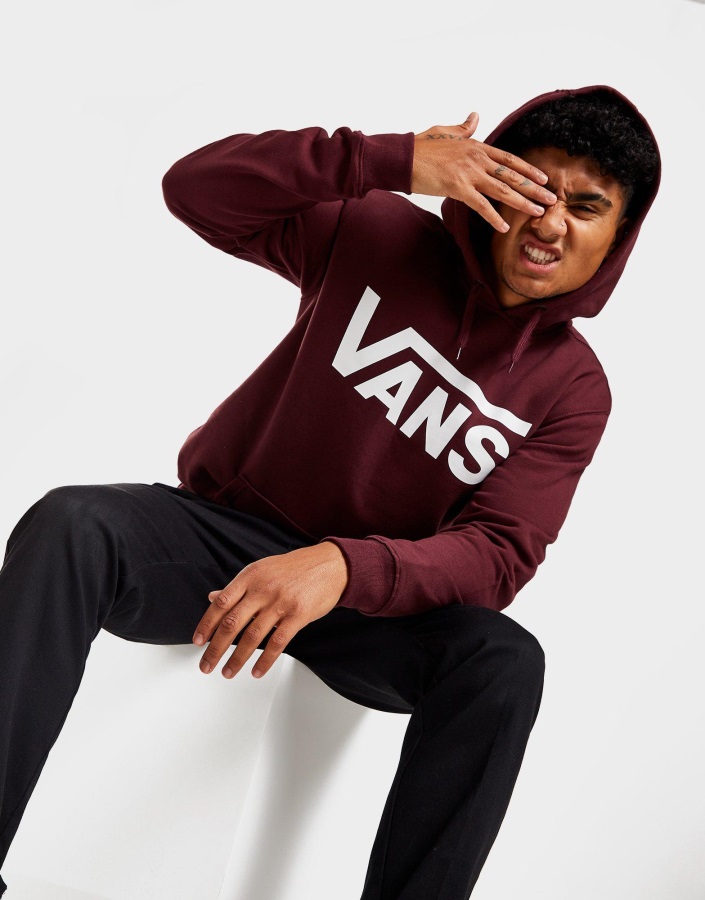 Vans Drop V Sweat à Capuche Rouge