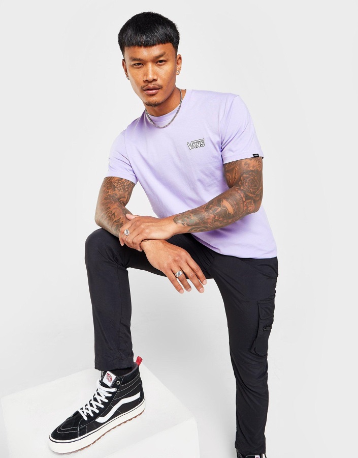 Tee Shirt Vans Off The Wall Violet