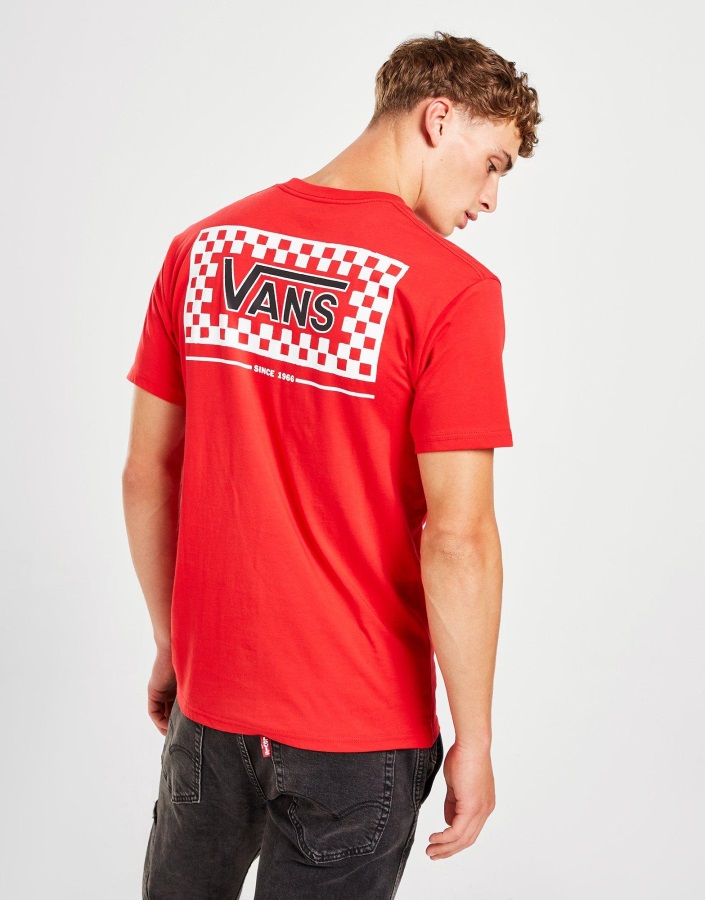 Tee Shirt Vans Sketch Rouge