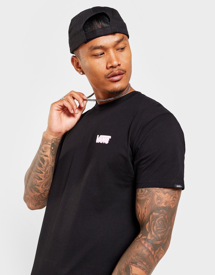 T-shirt Vans Tri Fade Noir
