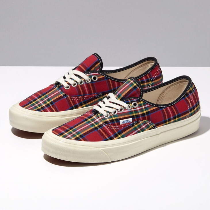 Vans Anaheim Factory Og Plaid Authentique 44 Dx Og Plaid Rouge-vert