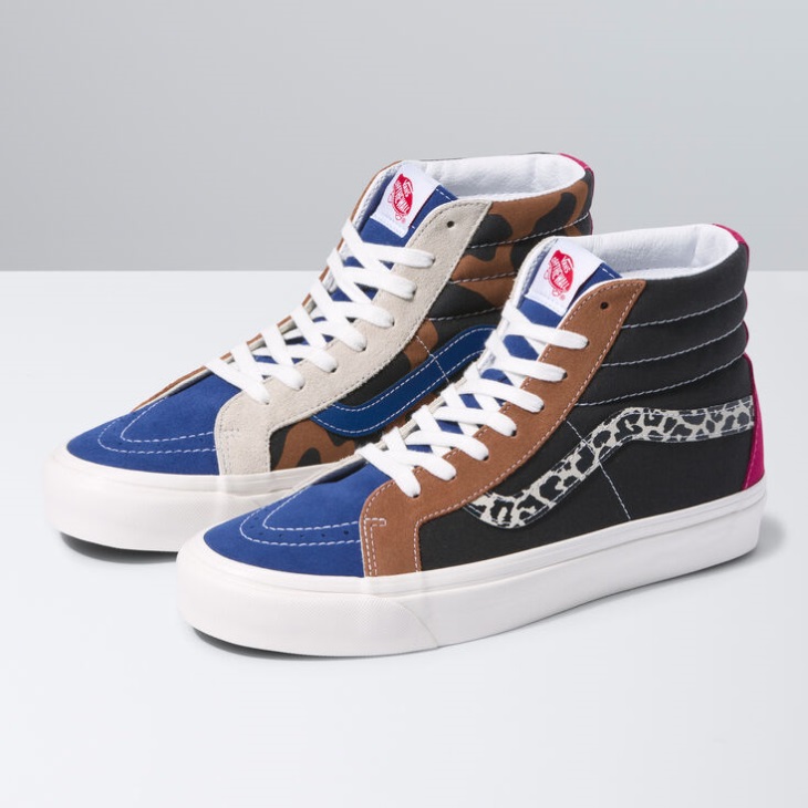 Vans Anaheim Factory Sk8-hi 38 Dx Animal Mix-noir