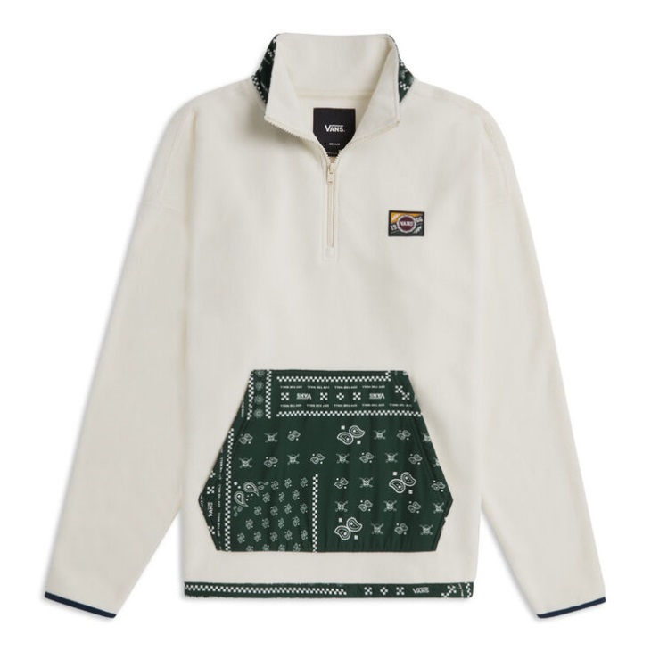 Vans Sunny Polaire Anorak Blanc Antique