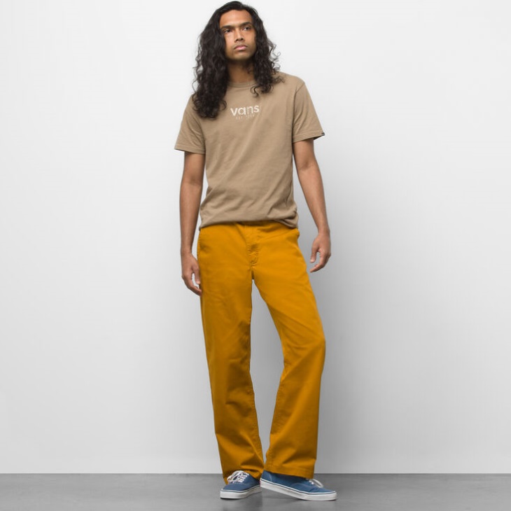 Vans Authentique Pantalon Chino Ample Marron Bourdaine
