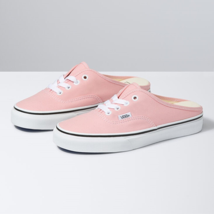 Vans Authentique Mule Rose Poudré-vrai Blanc