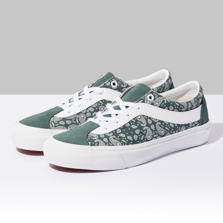 Vans Bandana Bold Ni Vert Jungle-true White