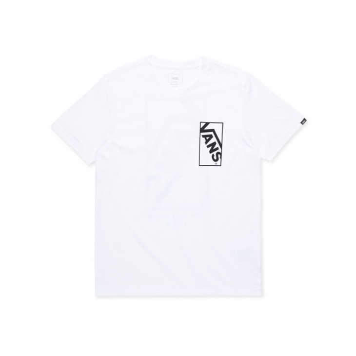 Tee Shirt Vans Box Liner Ii Blanc