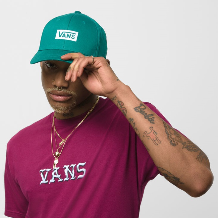 Vans Boxed Structured Jockey Hat Deep Teal
