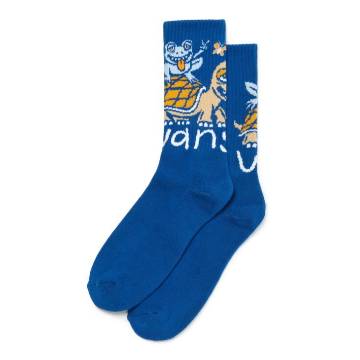Vans Buddy Check Crew Chaussettes True Blue