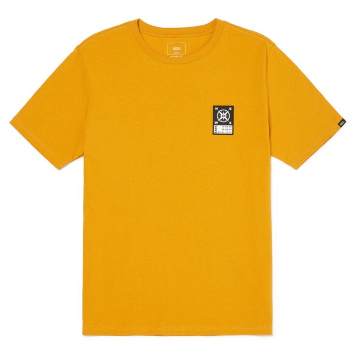 Vans Camper Gx T-shirt Manches Courtes Marron Doré