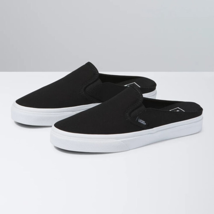 Vans Canvas Classic Slip-on Mule Toile Noir-true White