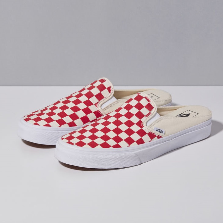 Vans Classic Slip-on Mule Racing Rouge-blanc Classique