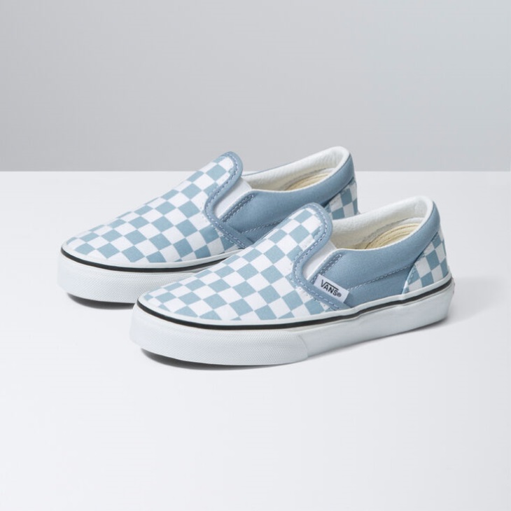 Vans Color Theory Kids Classic Slip-on Ashley Bleu