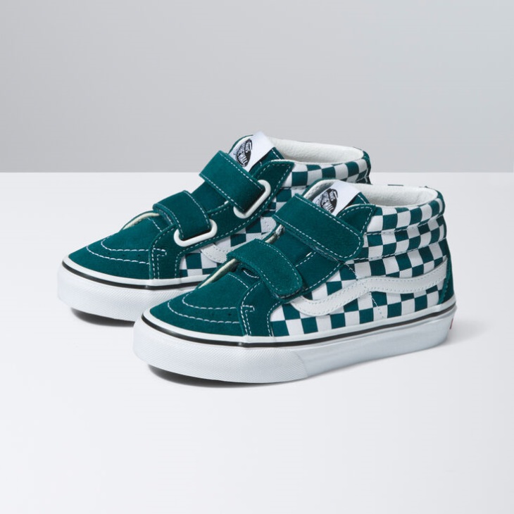 Vans Color Theory Enfants Sk8-mid Reissue V Bleu Sarcelle