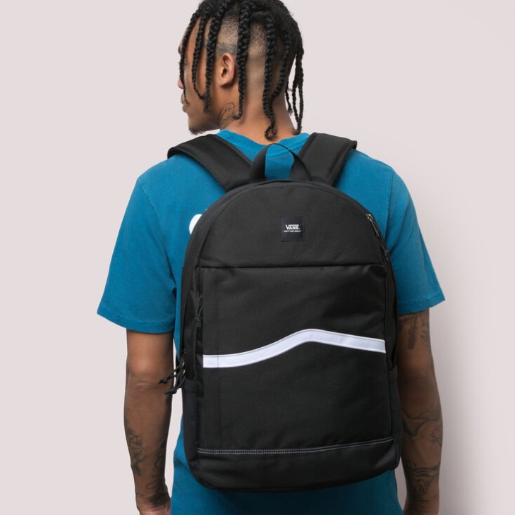 Vans Construct Sac à Dos Noir-blanc